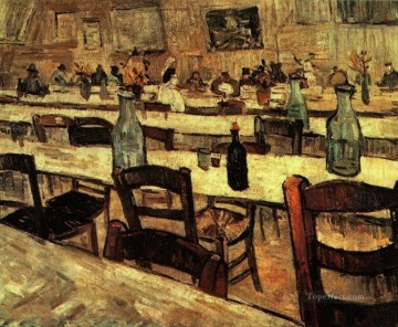 アルルのレストランの内装 フィンセント・ファン・ゴッホ Oil Paintings
